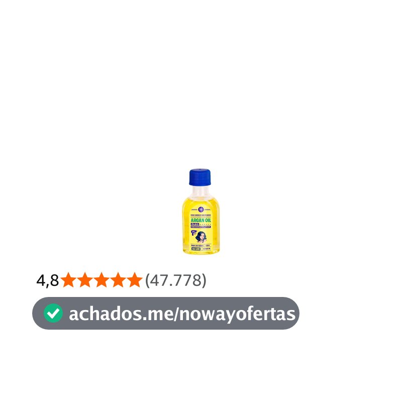 Argan Óleo Reparador 50ml , Lola Cosmetics