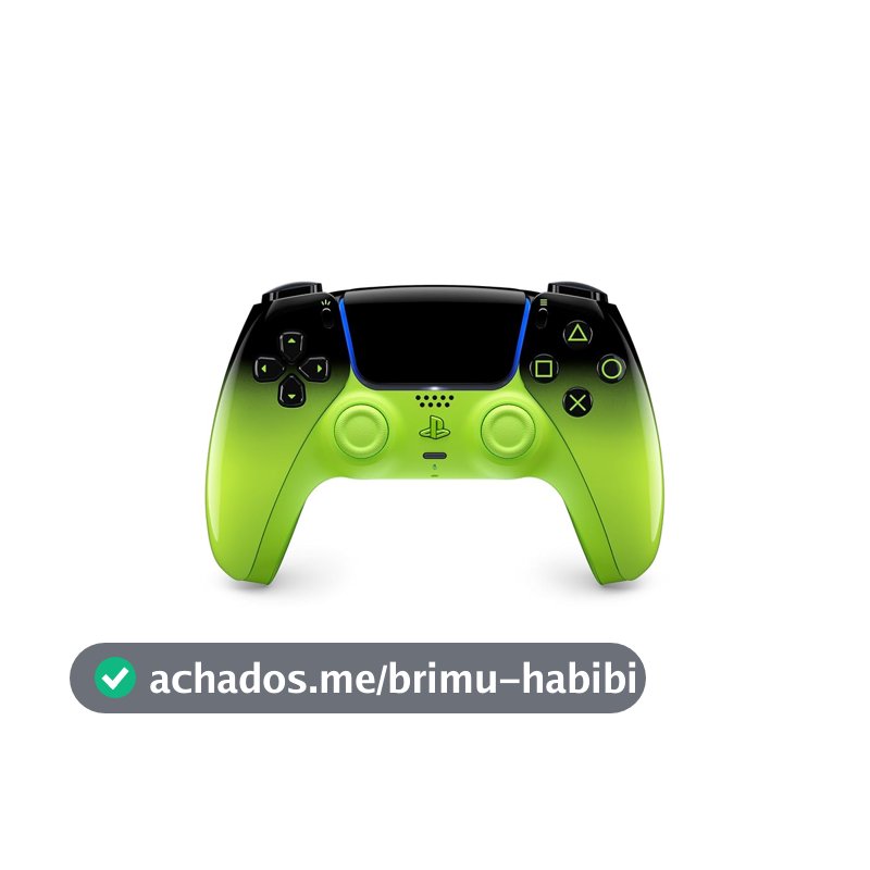 Controle sem fio PlayStation DualSense™ – Remix Green