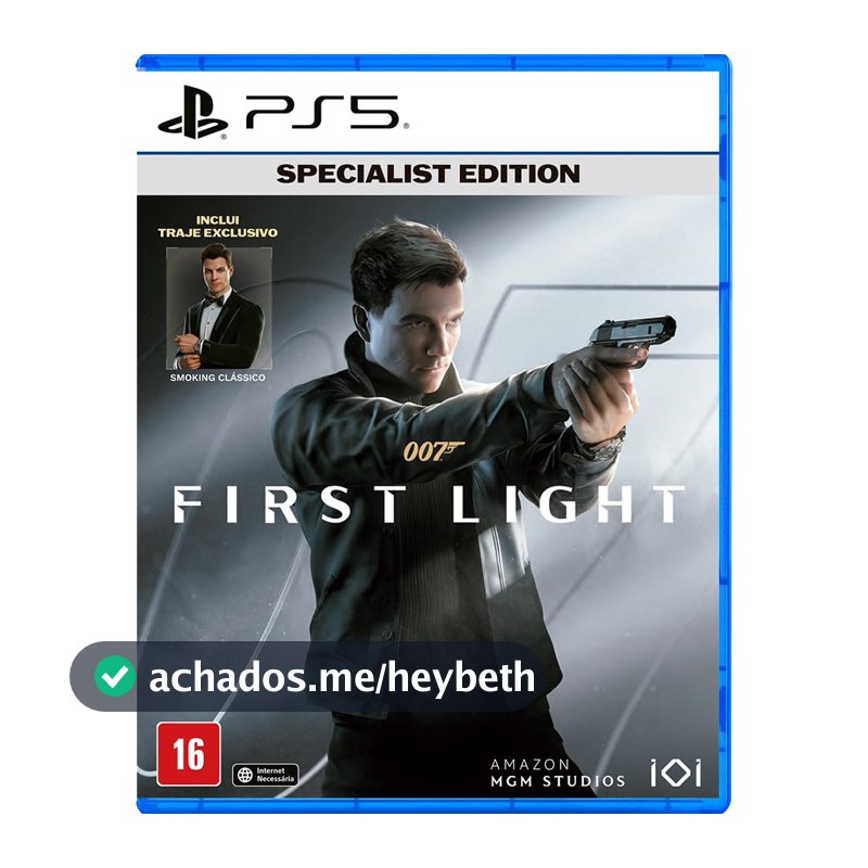 007 First Light - Specialist Edition (Exclusivo Amazon) - PlayStation 5