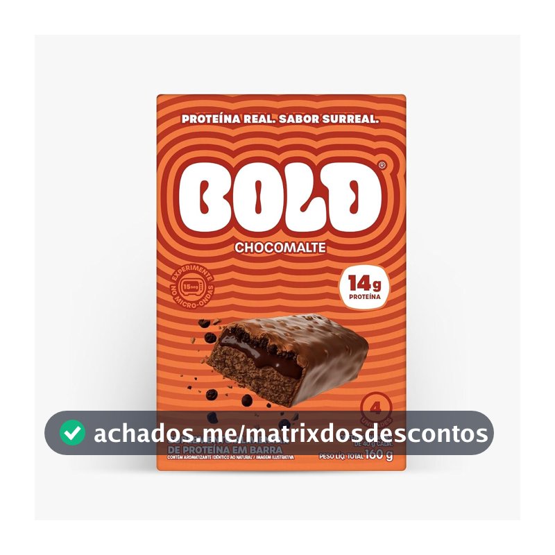 BOLD CHOCOMALTE 14G - KIT 4 UND.