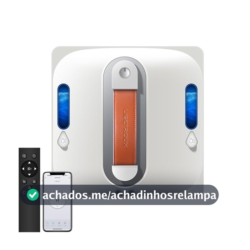 Robô Limpa Vidros Liectroux S11 Para Vidros Janelas Azulejos Espelhos Com Aplicativo e Controle Remoto Alta Fixação Sensores Antiqueda Sistema de Segurança Bivolt