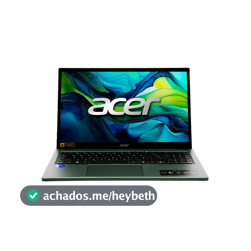 Notebook Acer Aspire Go 15 Core i5 8GB 256GB SSD Linux AG15-71P-54PD