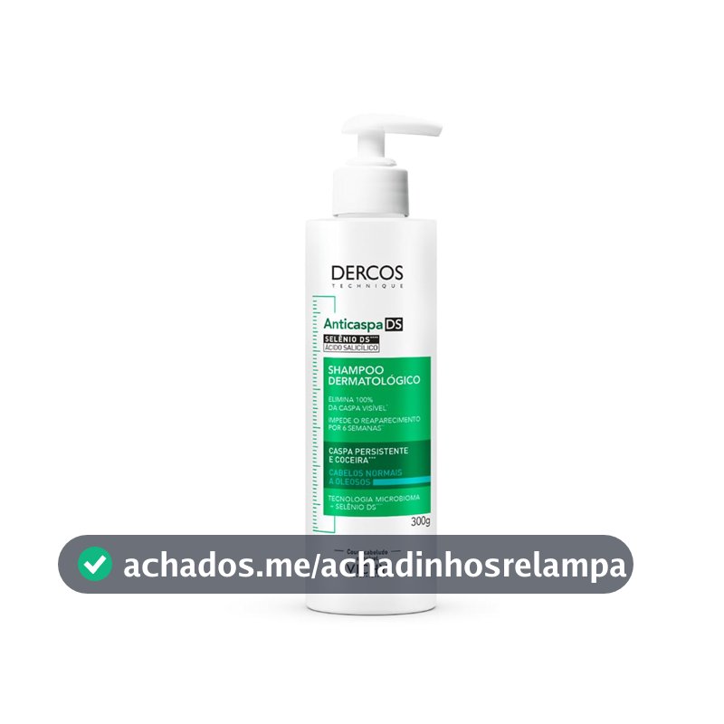 Vichy, Dercos Shampoo Anticaspa para Cabelos Normais a Oleosos
