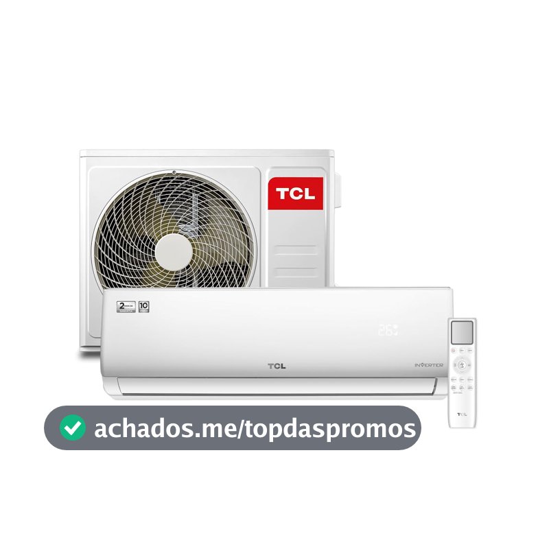 TCL Ar Condicionado Split Inverter TCL 34.000 Btus Elite Quente e Frio TAC-34CHSG2-INV – 220 Volts