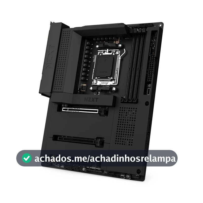 Placa Mãe NZXT N7 B650E AMD Wi-fi, Cover, Preta
