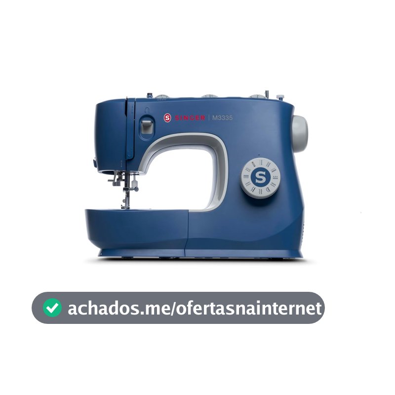 Máquina de Costura M3335 Azul 220V