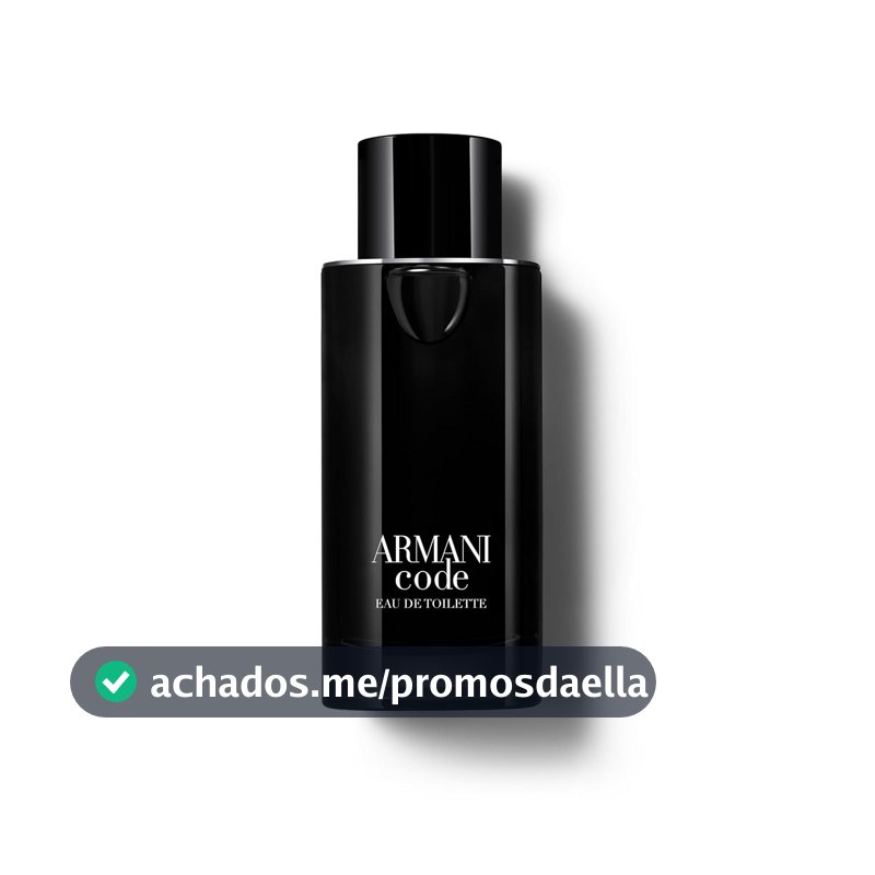 Armani Beauty, Armani Code Eau de Toilette, Giorgio Armani, Perfume Masculino Refilável, Fragrância Oriental Amadeirada com Notas de Tangerina Verde, Lavanda, Fava Tonka e Cedro