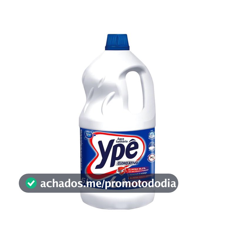 Água Sanitária Ypê 5 Litros