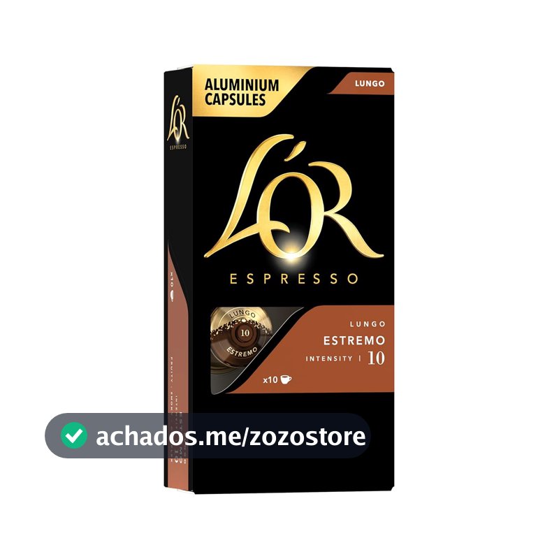 Cápsulas de Café L'OR, Estremo, 52g, Pack com 10 Unidades