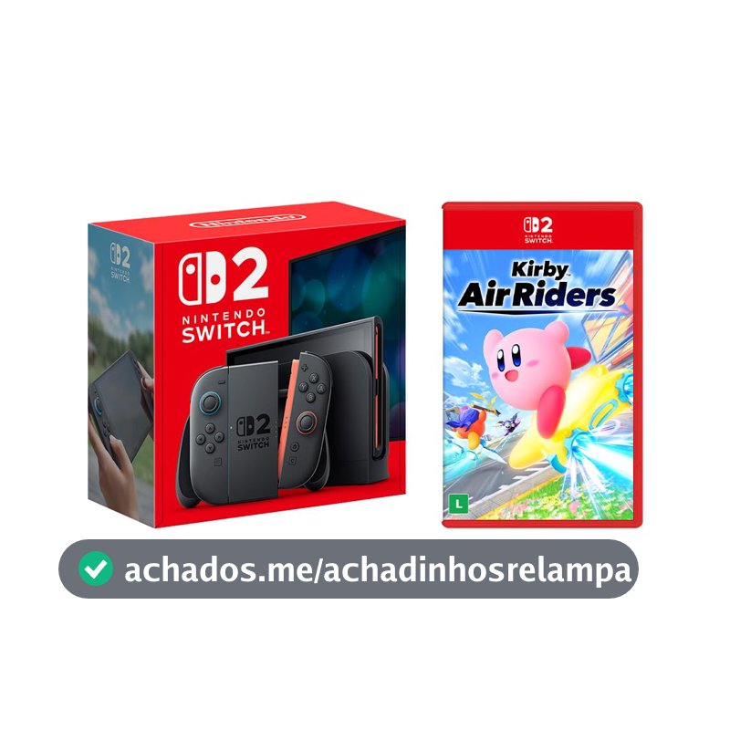 Console Nintendo Switch 2 + Jogo Kirby Air Riders