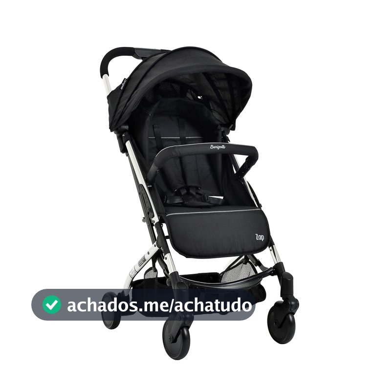 Burigotto Carrinho de Bebê Zap Metal, Prata