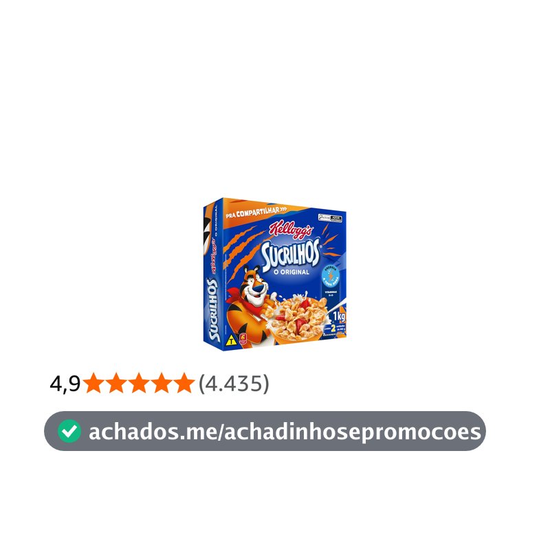 Cereal Sucrilhos® Original Kellogg's® 1kg