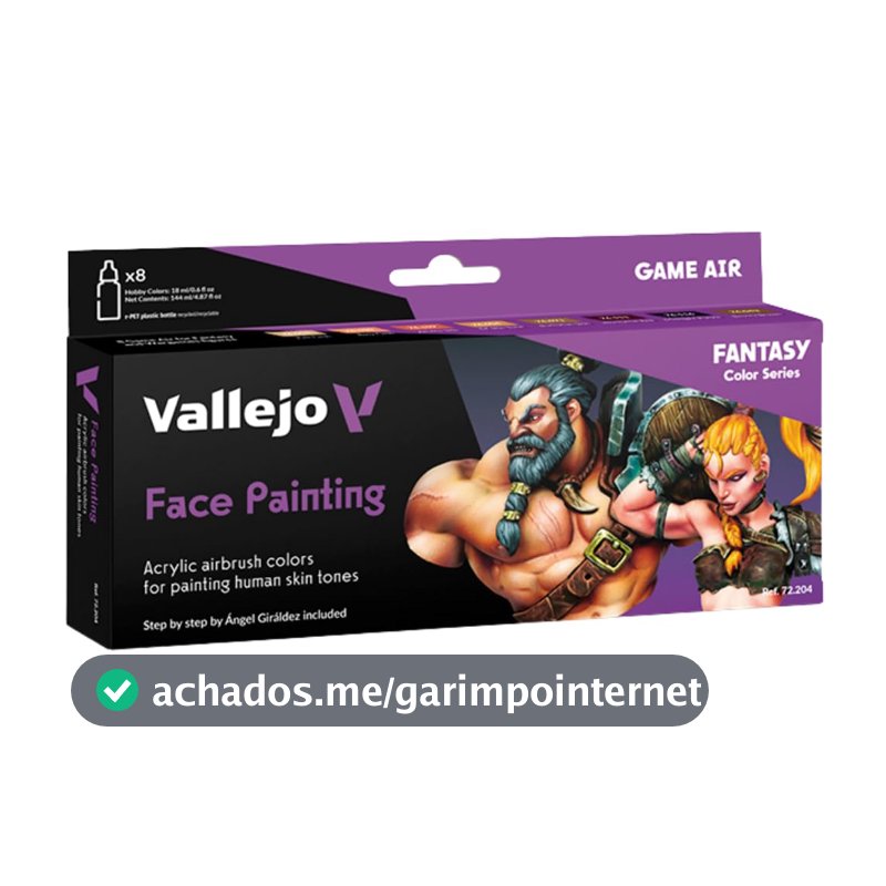 Vallejo Face Painting Set 17ml Paint