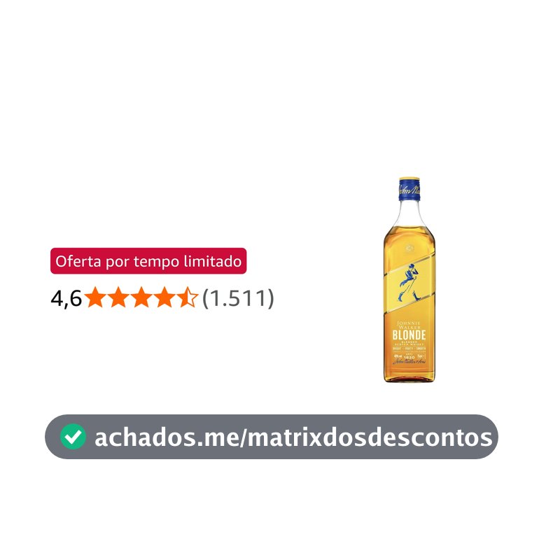 Whisky Johnnie Walker Blonde 750ml