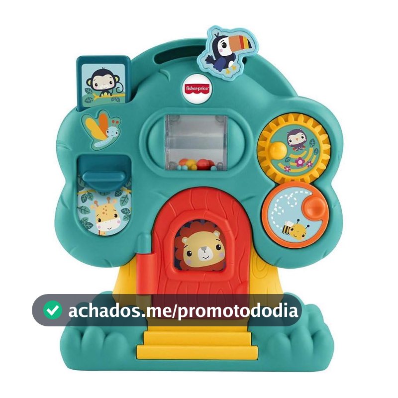 Fisher-Price Animal Friends Discovery Carro de Atividades com Animais Luzes e Sons Brinquedo Interativo Para Bebês a Partir de 6 Meses