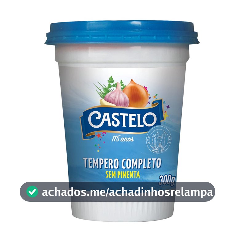 Tempero Completo Sem Pimenta Castelo 300g