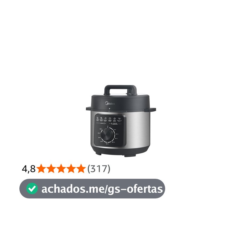 Midea Panela de Pressão Mecânica 4L,127V