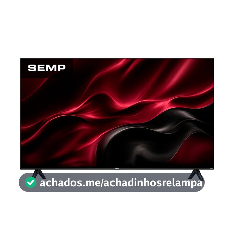Smart TV Semp 43 Polegadas LED Full HD S42R Roku TV Wi-Fi Dolby Audio Brilho até 240 Nits 43S42R