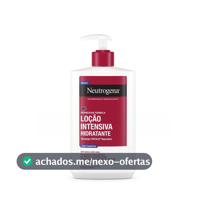 Hidratante Corporal Neutrogena Norwegian Intensivo, Com Fragrância, 400ml