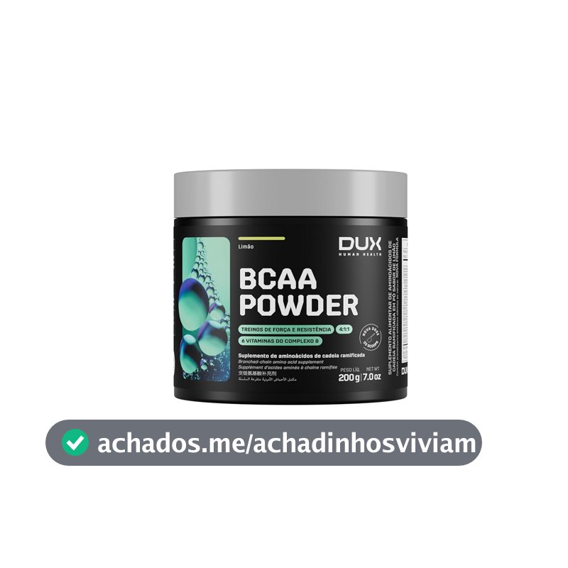 Dux Nutrition Bcaa Powder Limão - Pote 200 G