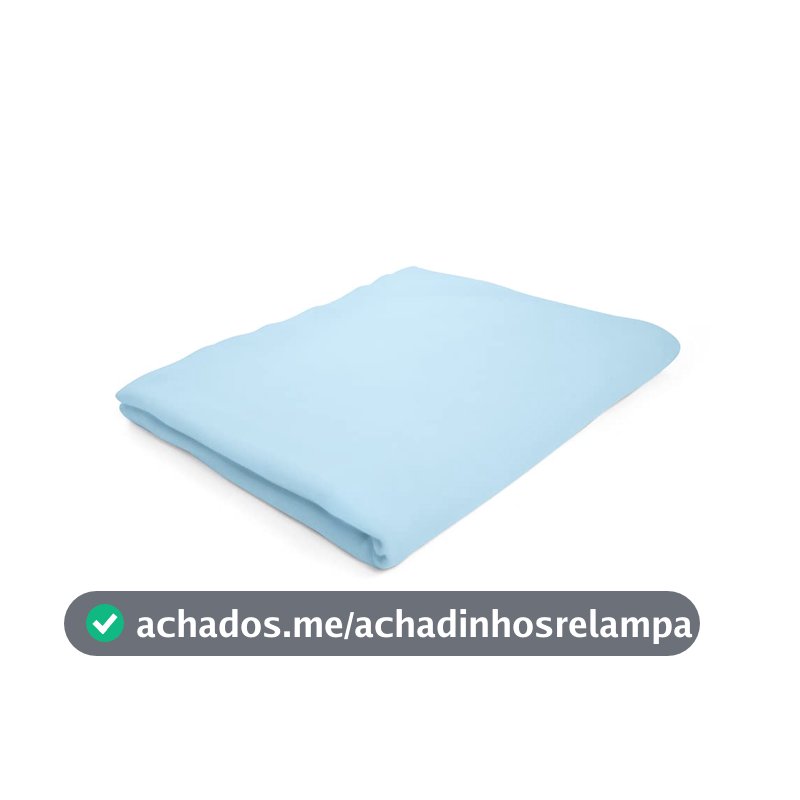 Papi Textil Lençol Avulso Papi Malhas C/Elástico Tam Americano Liso 1,30M X 70Cm X 12Cm 01 Un