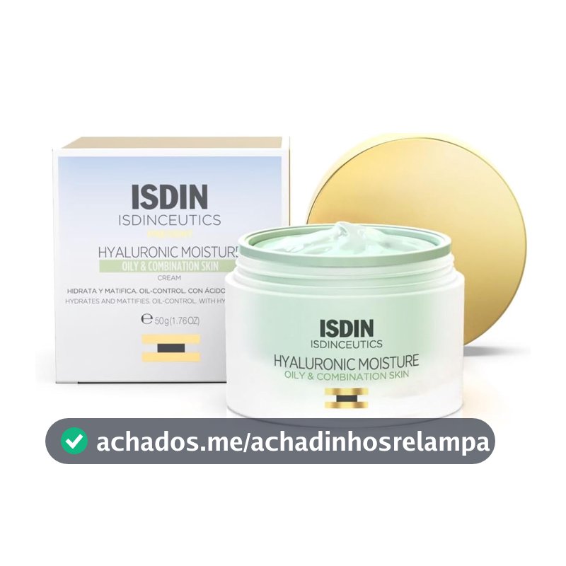 Creme Anti-Idade Isdinceutics Hyaluronic Moisture Oily & Combination Skin - 50g