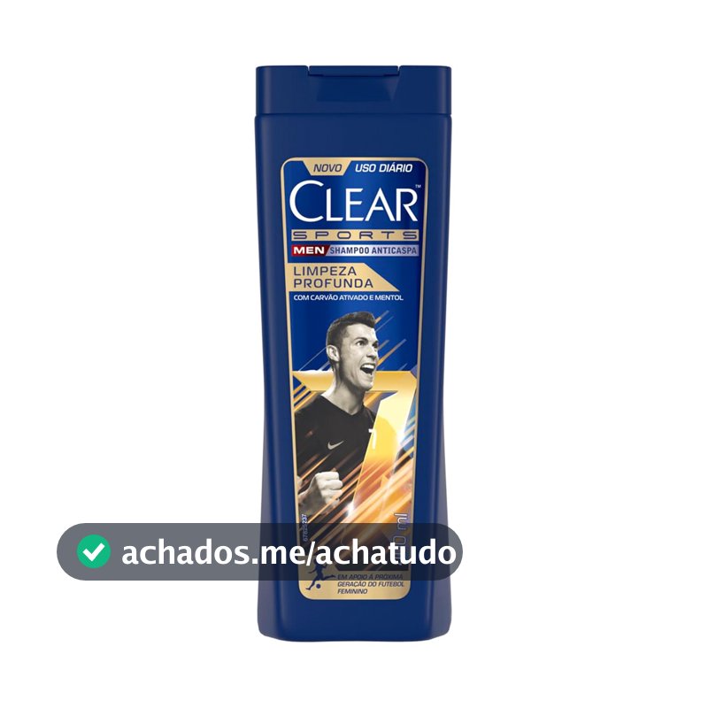Clear Sports Men - Shampoo Anticaspa Limpeza Profunda 400Ml