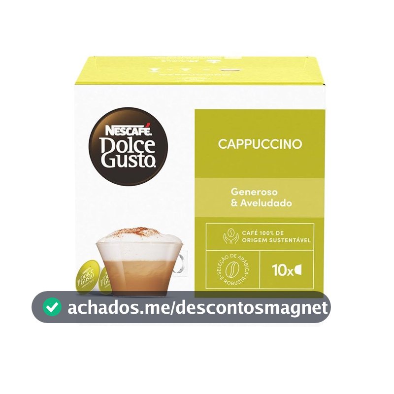 NESCAFÉ DOLCE GUSTO Café em Cápsula Cappuccino 10 Cápsulas