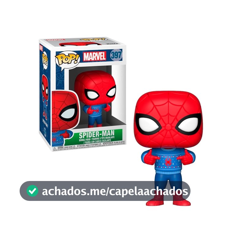 Candide, Marvel - Homem-Aranha com Sweater Natalino, Boneco, Funko Pop!