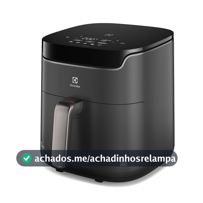 Air Fryer Electrolux por Rita Lobo 5,6L Digital Cinza Experience Economia de Energia 1400W (EAF45) 127V
