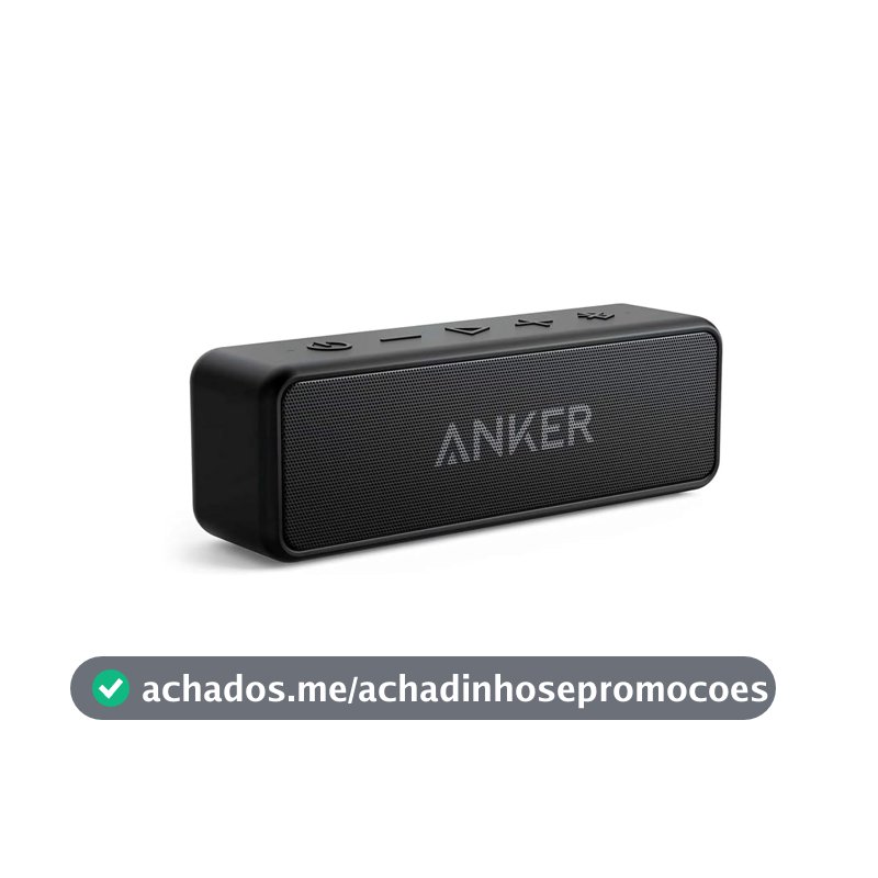 Anker soundcore 2 Caixa de Som Bluetooth Portátil com 12W de Som Estéreo