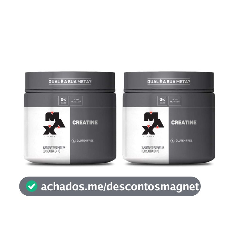 Kit 2x Creatina 300g Max Titanium