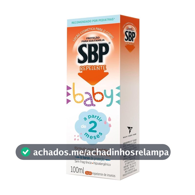 Repelente para Bebê SBP Baby Loção Corporal com Icaridina 100ml