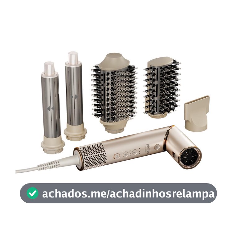 Philco Secador de Cabelos 4 em 1 Dobrável Motor BLDC PSC3500 220V