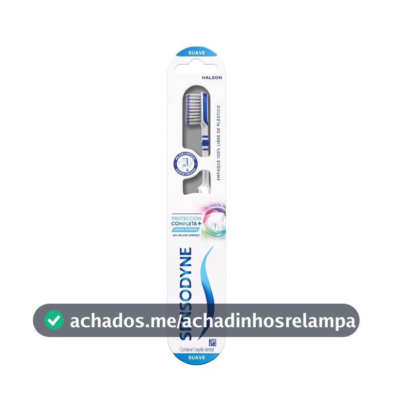 Sensodyne NOVO Escova Dental Proteção Completa, Limpeza Efetiva de Dentes e Gengivas Sensíveis, Macia, 1 Unidade
