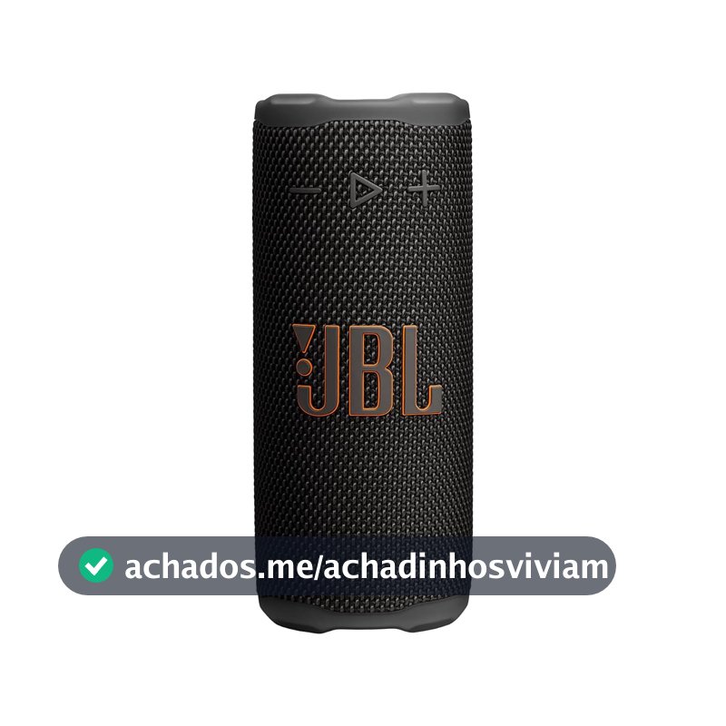 JBL Grip, Caixa de Som Bluetooth Portátil à Prova d'Água com Luz - Preto