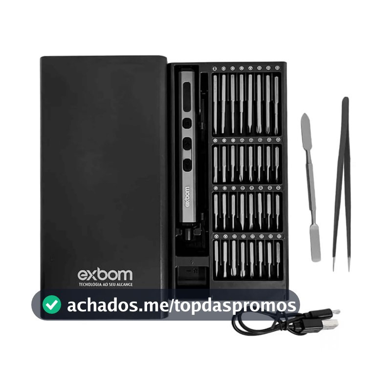 Mini Parafusadeira Elétrica Recarregável, Caneta Compacta de Precisão, Kit de Ferramentas Chave de Elétrica de Precisão 68 em 1, 64 Bits e 4 Acessórios, Multitarefas, para Manutenções Diversas