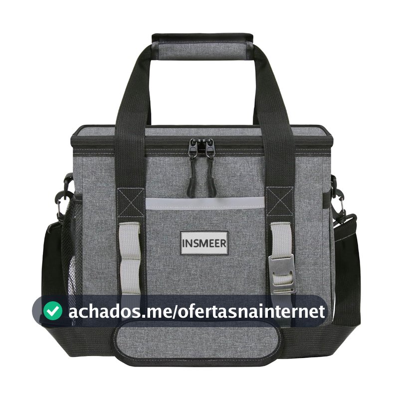 INSMEER Bolsa Térmica 25L/48L Grande, Impermeável, Cooler para Marmita, Caixa Térmica com Alça Desmontável - Ideal para Praia, Acampamento