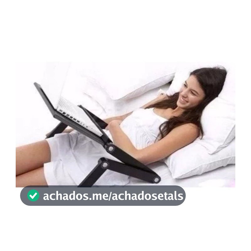 Mesa Suporte Articulado Para Notebook E Tablet Em Aluminio