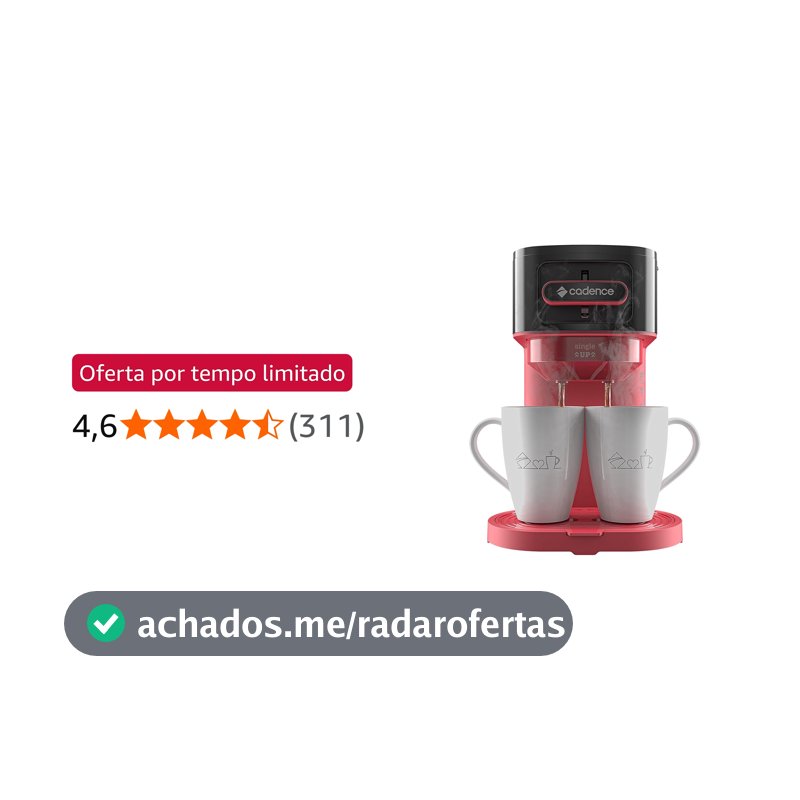 Cafeteira Cadence Single Up, 220V, CAF230