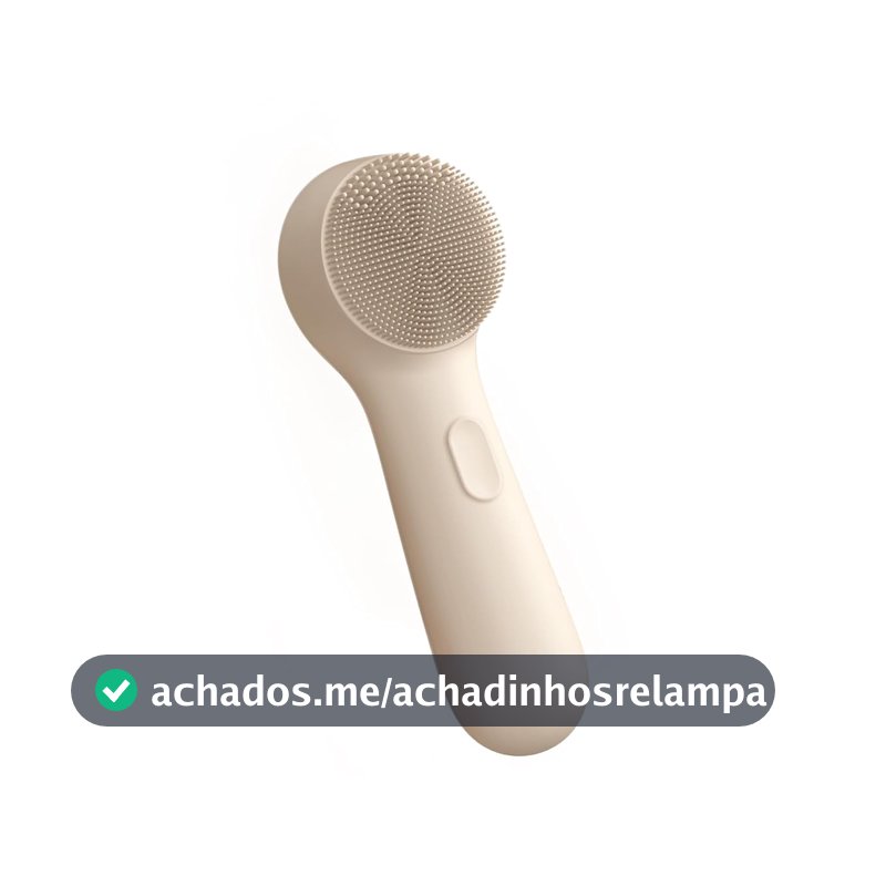 GOKOCO Escova de Limpeza Facial Elétrica Sônica de Silicone PN003, 3 Modos Ajustáveis, Dupla Zona de Cerdas, Bateria de Longa Duração, IPX7 Impermeável, Carregamento Type-C, Portátil, Bege
