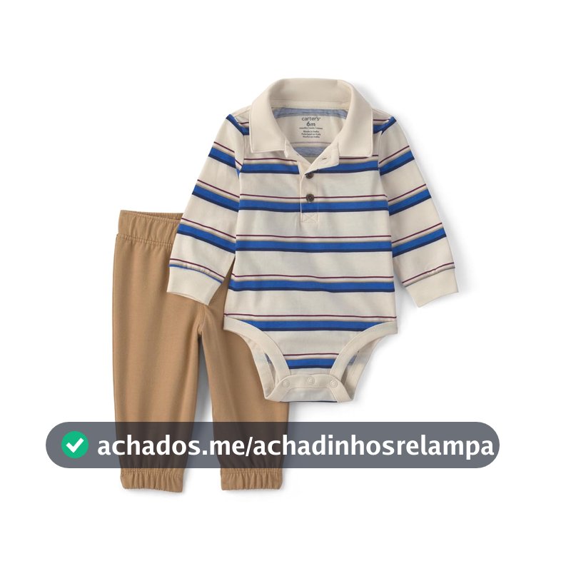 Conjunto de calça de body de 2 peças 2-piece Bodysuit Pant Set Carter'sMeninos