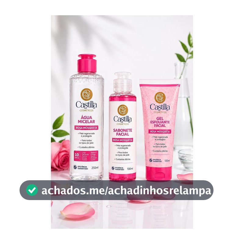Kit Skin Care Rosa Mosqueta Castilla Cosméticos