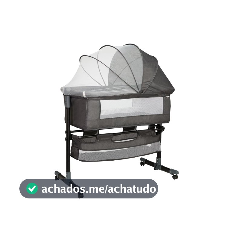 Berço Portátil Bebê Acoplado Co-Bed Connect Maxi baby (Grafite)