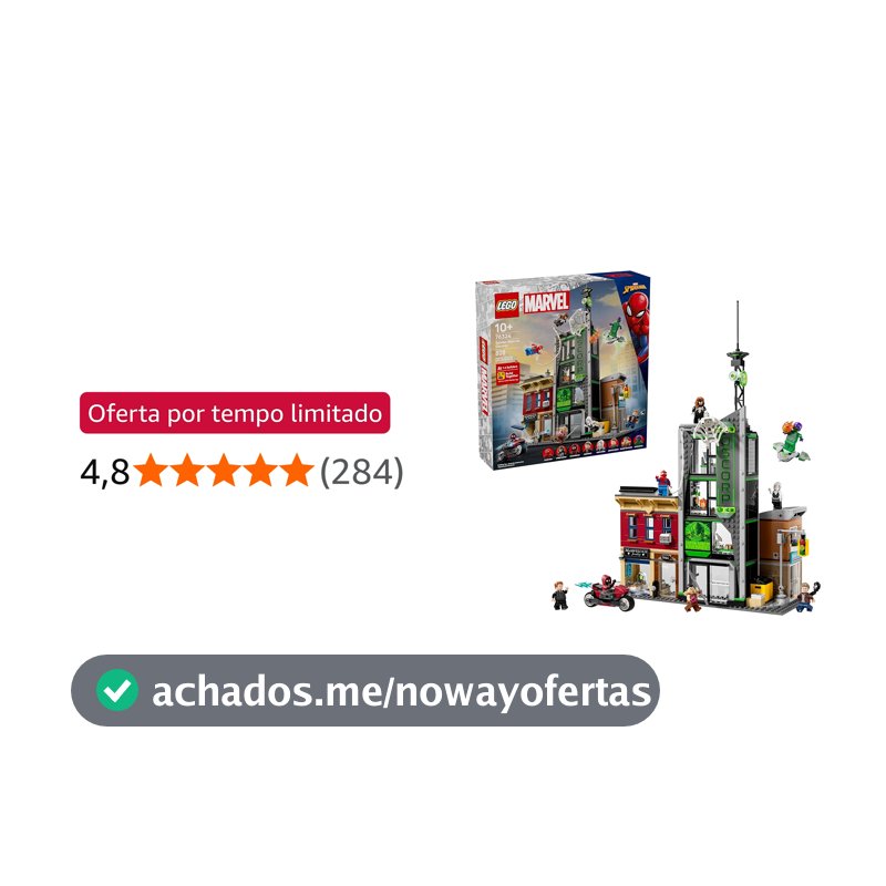 LEGO Super Heroes Marvel Homem-Aranha vs. Oscorp 76324 (808 Peças)