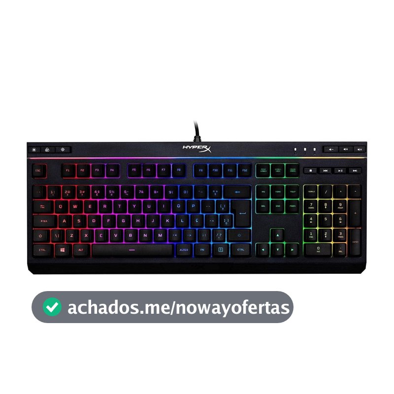 HyperX Teclado Gamer HyperX Alloy Core RGB, ABNT2, PRETO