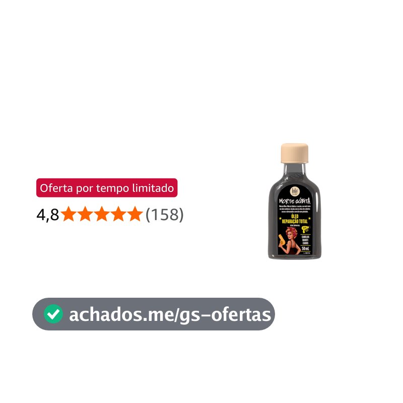 Lola From Rio Óleo Reparador Morte Súbita 50ml