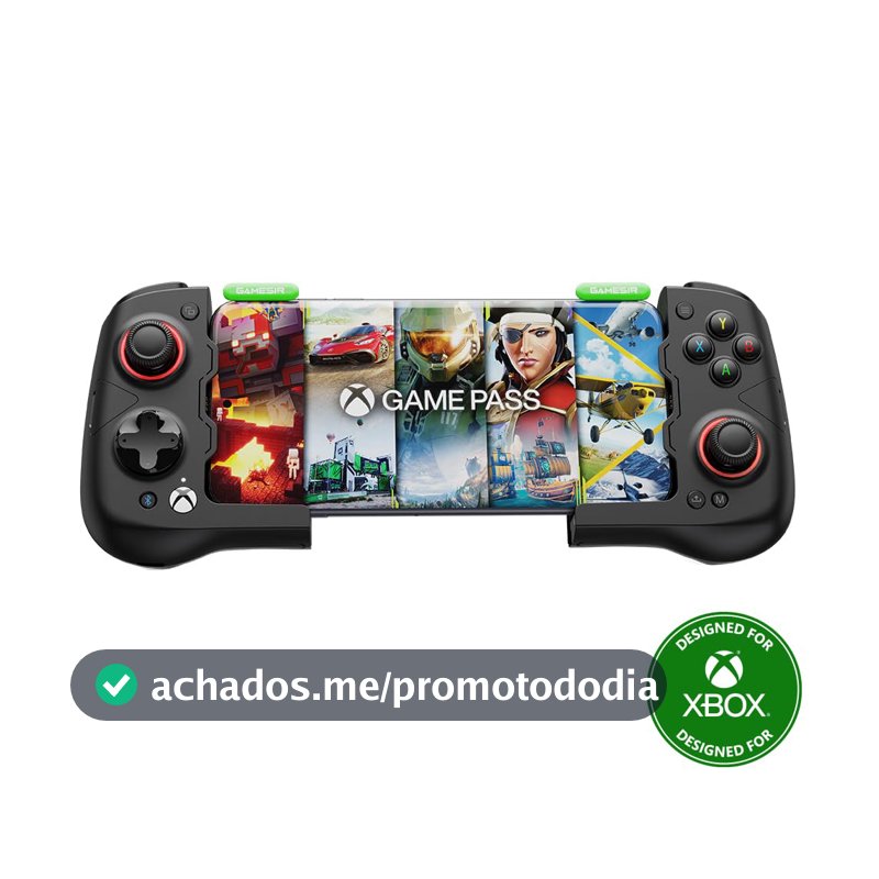 GameSir X4 Aileron Controle Bluetooth Gamer para Android com Hall Effect – Gamepad Sem Drift, Design Dividido Portátil com Estojo, Baixa Latência, Compatível com Fortnite, Minecraft, Diablo Immortal