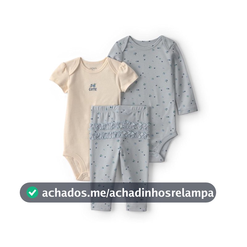 Conjunto de calça de 3 peças 3-piece Pant Set Carter'sMeninas