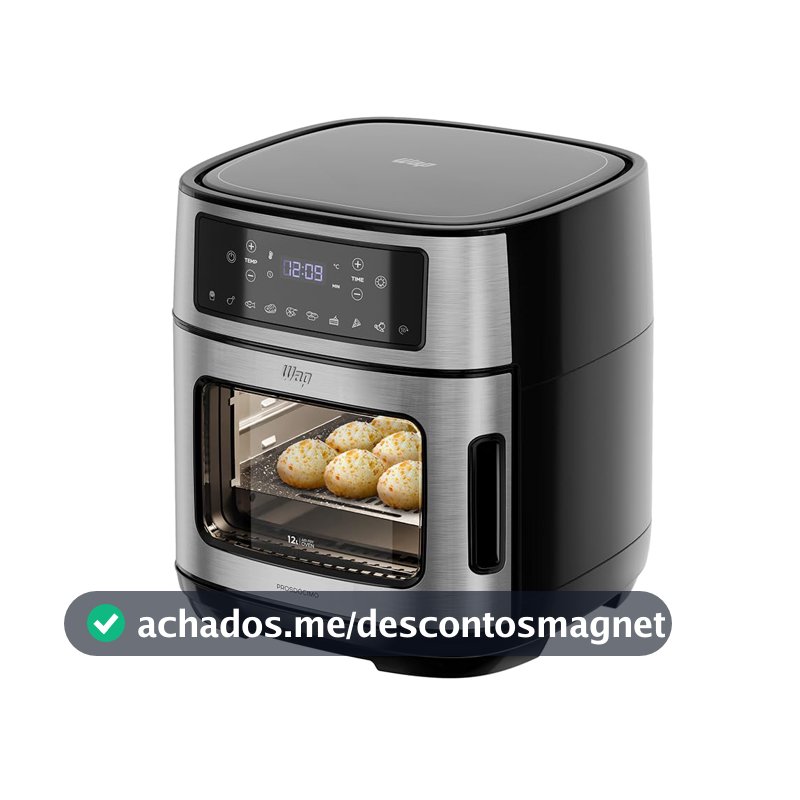 WAP Air Fryer Oven Digital WAOD1 12L, 10 Funções Programadas 220V